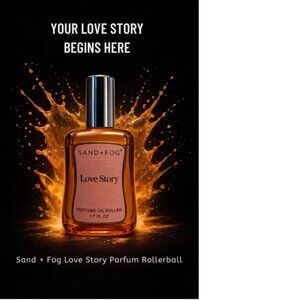 Sand + Fog Love Story Rollerball Perfume Oil – Soft, Clean, Addictive